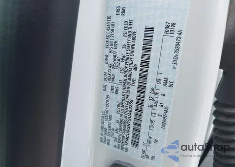 2025 Ford Escape Active z USA, uszkodzony, nr VIN 1FMCU0GN7SUA03259